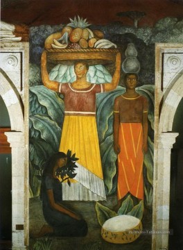Diego Rivera œuvres - femmes de tehuana 1923 Diego Rivera